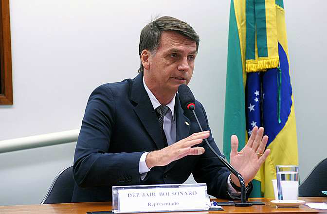 Bolsonaro é pré candidato a presidente da República para as eleições de 2018 