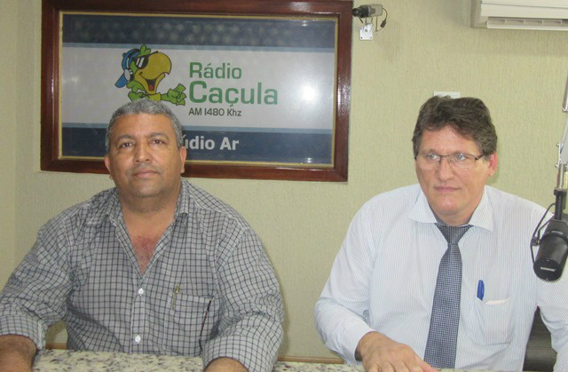 Nivaldo da Silva Moreira, Presidente do SINTIESPAV-MS,  e João Afonso Petenatti, advogado do sindicato