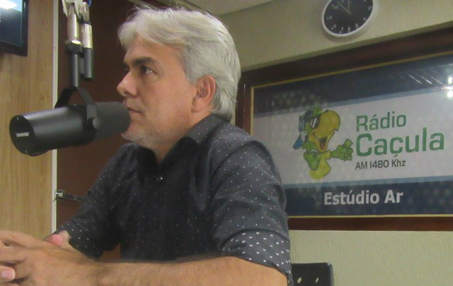 Presidente da Câmara Municipal de Três Lagoas/MS Jorginho do Gás(PSDB).Foto Rádio Caçula.