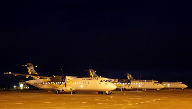 Aeronave ATR 72-600 que irá operar a nova rota