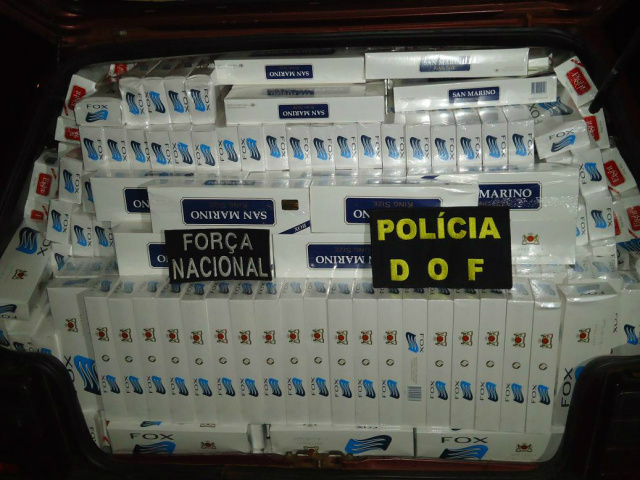 Carga era transportada em um veículo Fiat Uno, e está avaliada em R$ 52 mil (Foto: Divulgação DOF