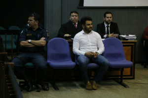 Guilherme ouvindo a sentença dos jurados (Foto: Gerson Walber)