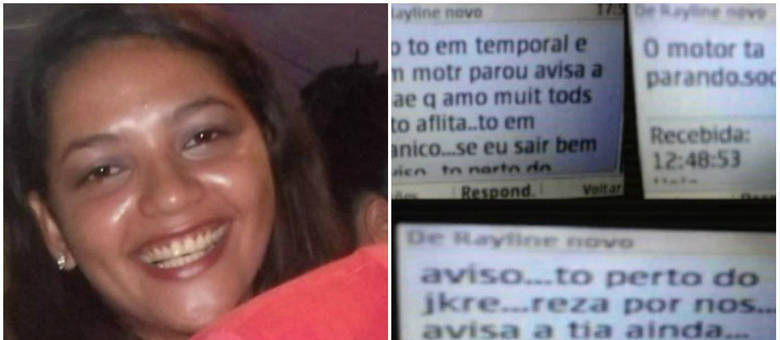 Rayline Campos (foto) enviou mensagens ao tio durante pane em bimotor no Pará