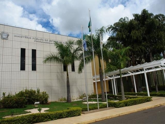 Sede do MPMS no Parque dos Poderes, em Campo Grande (Foto: Arquivo)