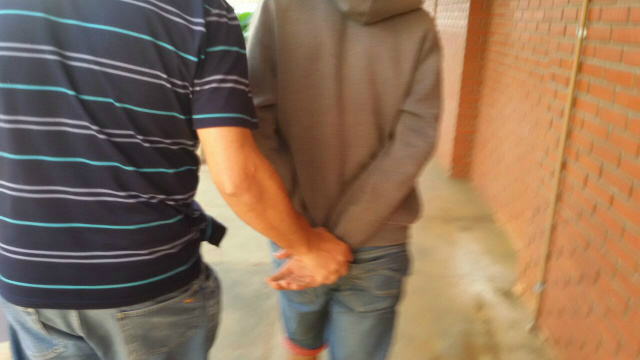 Adolescente foi apreendido pela Guarda Municipal e levado para Unei (Foto: Osvaldo Duarte)