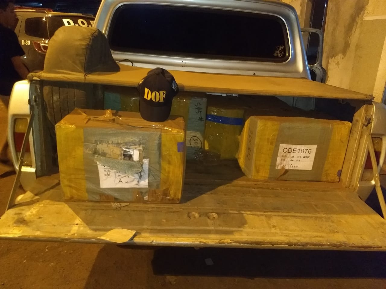 Operação Hórus faz apreensão de relógios e celulares em Laguna Carapã (MS). Foto: DOF