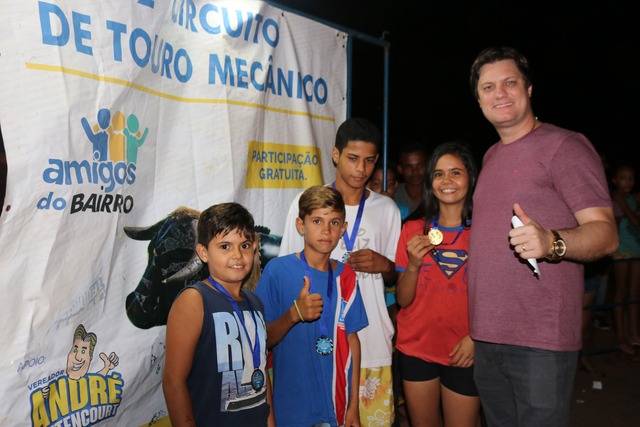 Segunda etapa do Circuito de Touro Mecânico realizado nesta quarta-feira (4), no bairro Vila Verde. Foto: Assessoria