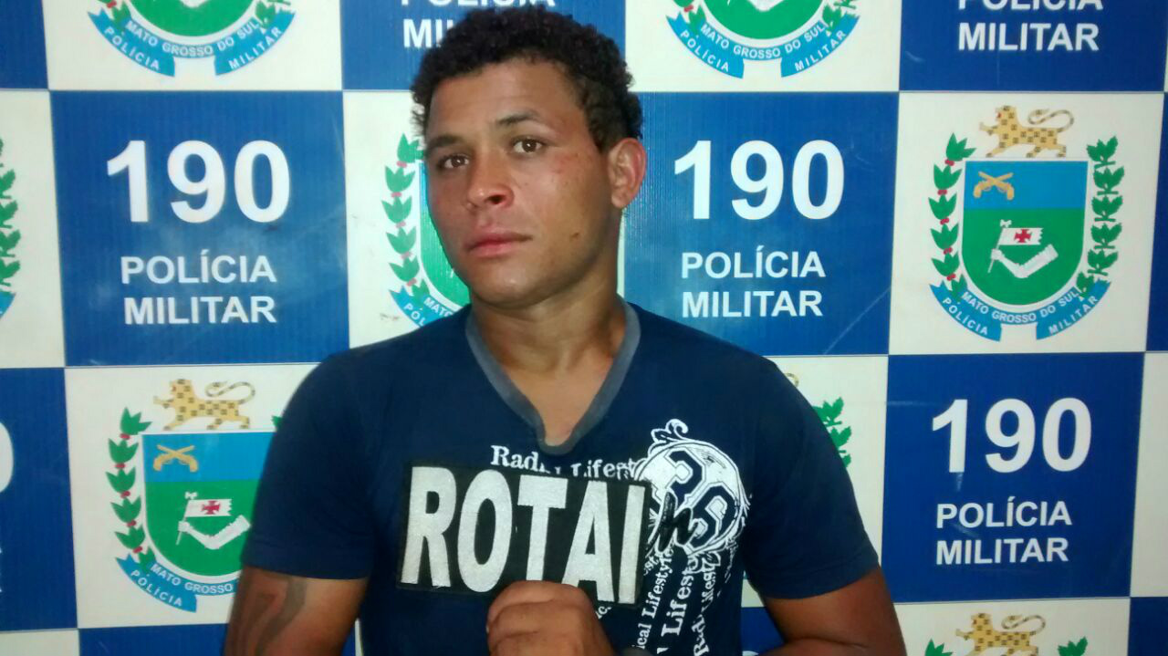 Rotai prende foragido do semi aberto quando assaltava jovem próximo à UFMS de Três Lagoas. Foto: Rádio Caçula