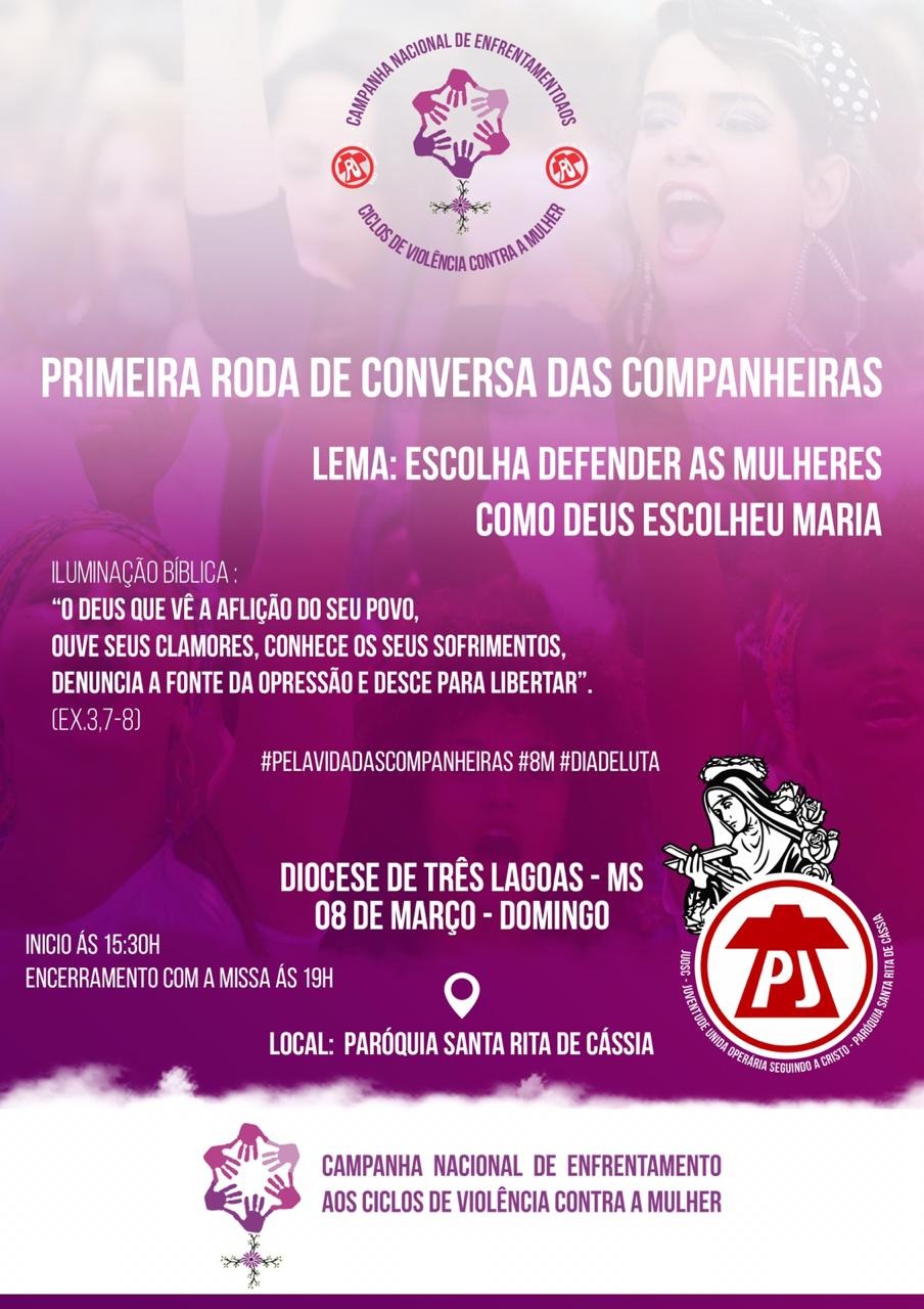 Primeira Roda de Conversa das Companheiras. Foto: Paróquia Santa Rita de Cássia. Foto: Assessoria.