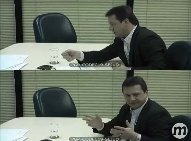 Wesley Batista durante depoimento em que cita pagamento de valores. irregulares. (Reprodução)