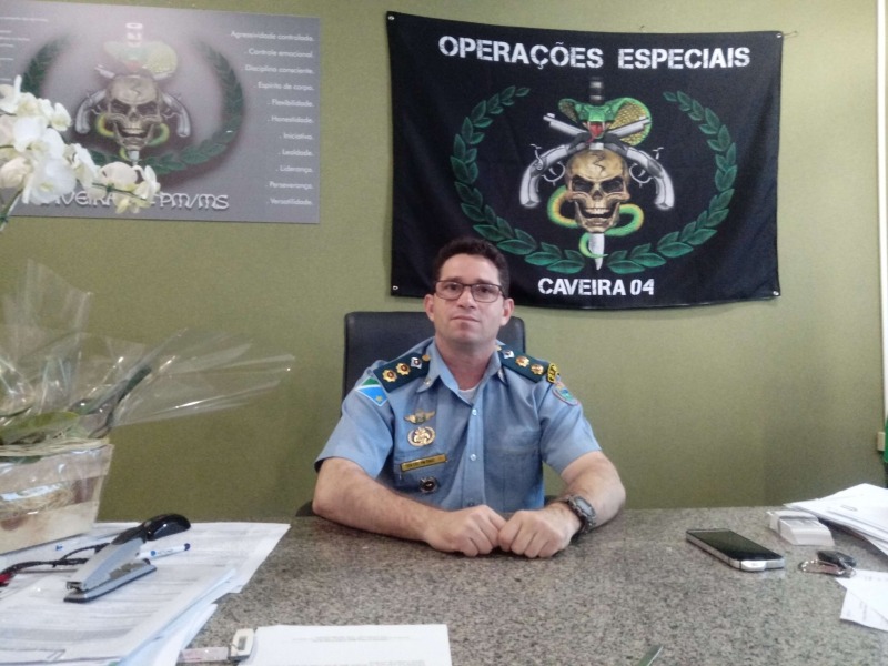 Tenente-coronel da Policia Militar de Três Lagoas Ênio Soares - Foto: Redes Socais.