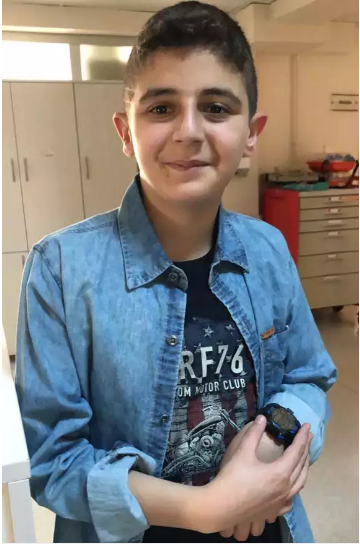 Mustafá hoje tem 15 anos (Foto: Arquivo Pessoal) 