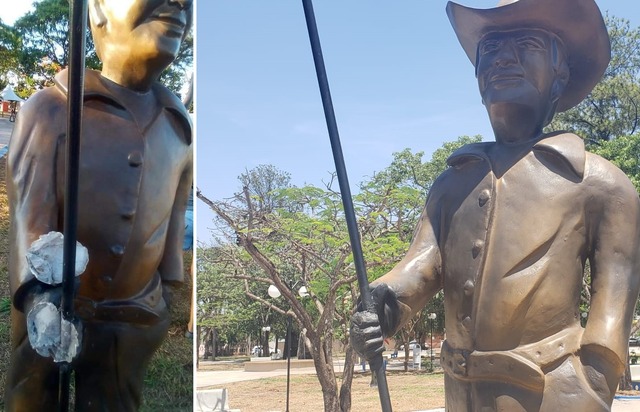 Imagens representam o antes e depois – Fotos: Reprodução Facebook / Fábio Campos