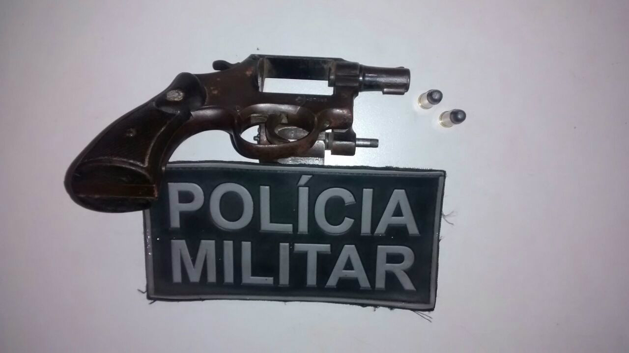 Arma usada na ação (Foto Rádio Caçula)