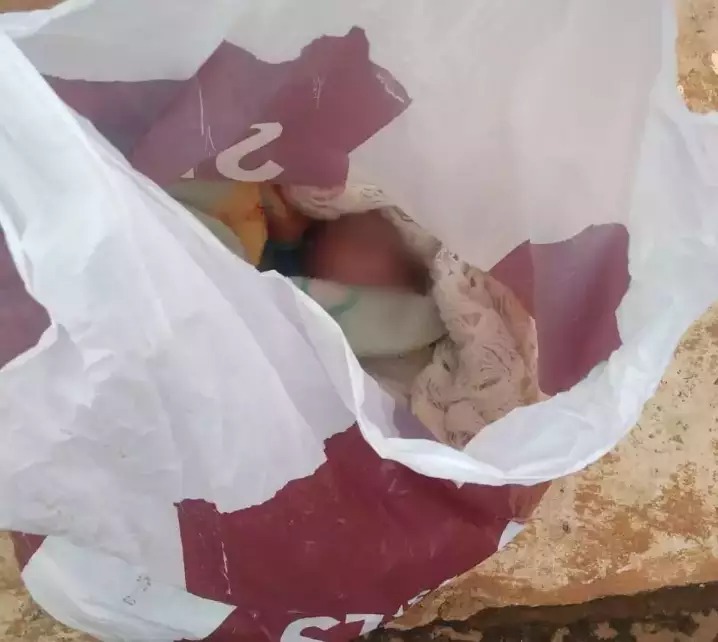 Bebê foi encontrada na manhã de sexta-feira (29) no bairro Guanandi. (Foto: Direto das Ruas)