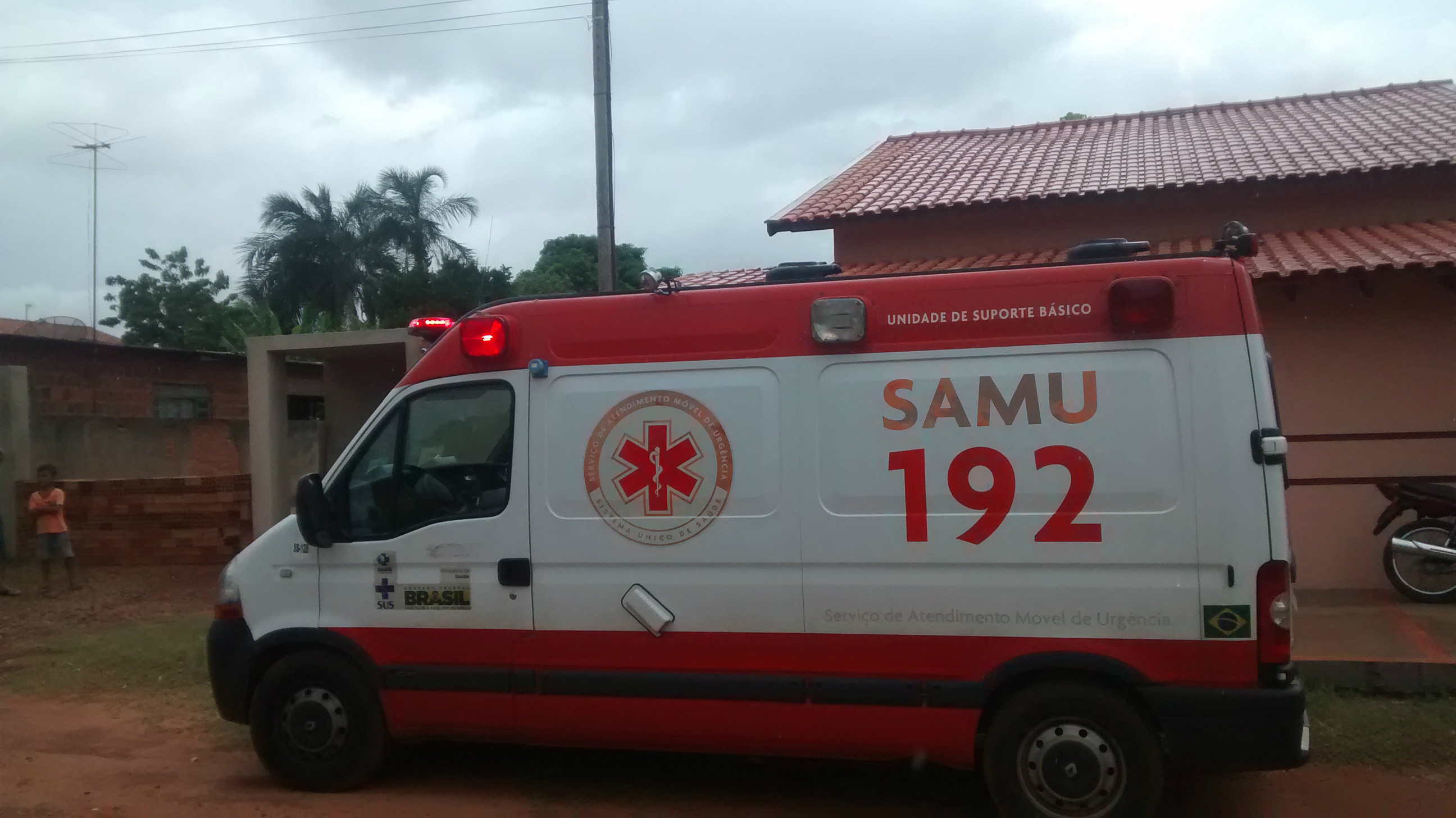 Suicídio no bairro Santa Luzia. Foto: Rádio Caçula.