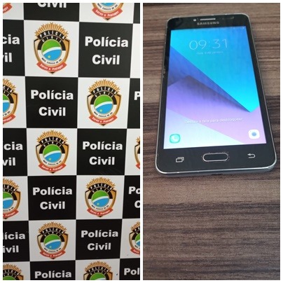 Produto de furto que foi adquirido por um aplicativo de venda na internet. Foto: Policia Civil.