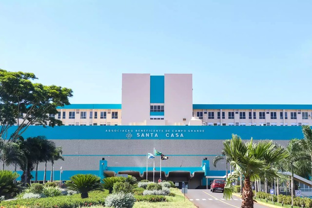 O paciente estava na Santa Casa de Campo Grande. (Foto: Henrique Kawaminami)