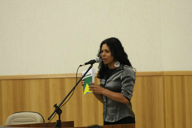 Glauce Paola Chaves, presidente da Associação tres-lagoense de gays, lésbicas,transexuais e transex.Foto: Divulgação