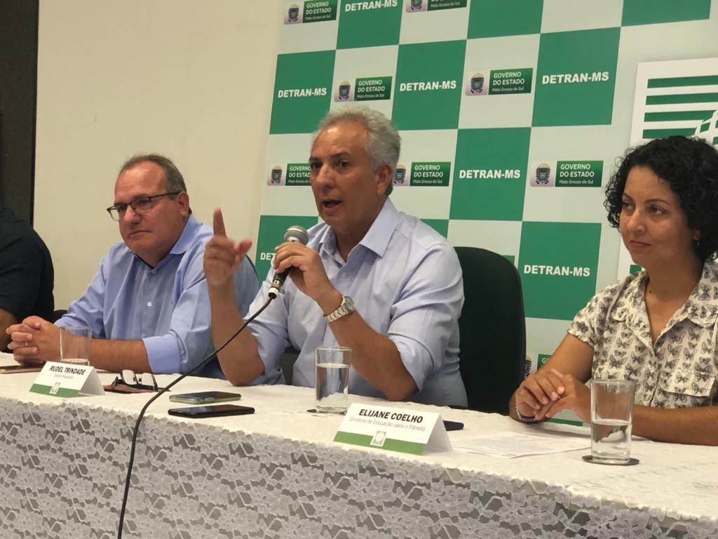 Rudel Trindade estimou quem em 15 dias deve posicionar sobre imbróglios envolvendo as placas de modelo Mercosul em MS | Foto: Guilherme Cavalcante