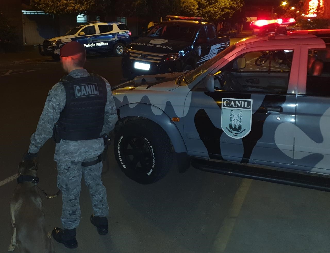 Polícia Militar realiza a Operação Bairro Seguro I em Três Lagoas (MS).  Foto: 2º Batalhão de Polícia Militar