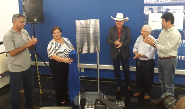 Placa comemorativa aos 50 anos de operação da usina de Jupiá foi inaugurada durante o evento