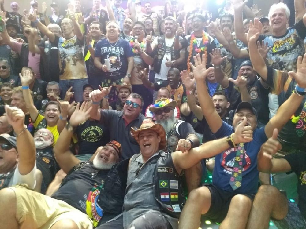 Motociclistas maçons de 11 estados vieram prestigiar esse evento  sem fins lucrativos. Foto: Rádio Caçula.