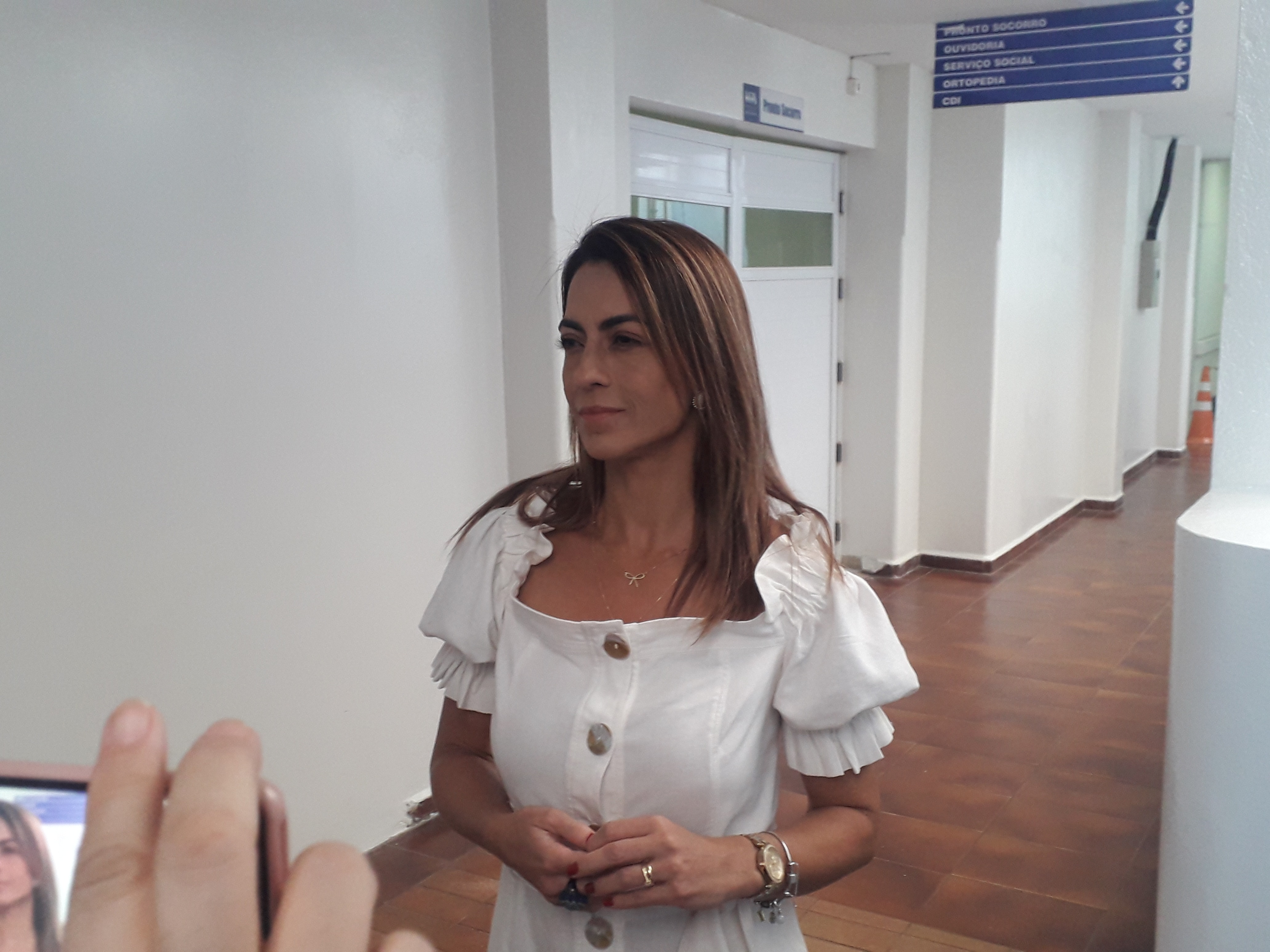 A Senadora Soraya Thronicke é submetida a exames para investigar suspeita de corona vírus. Foto: Deyvid Santos/Rádio Caçula.