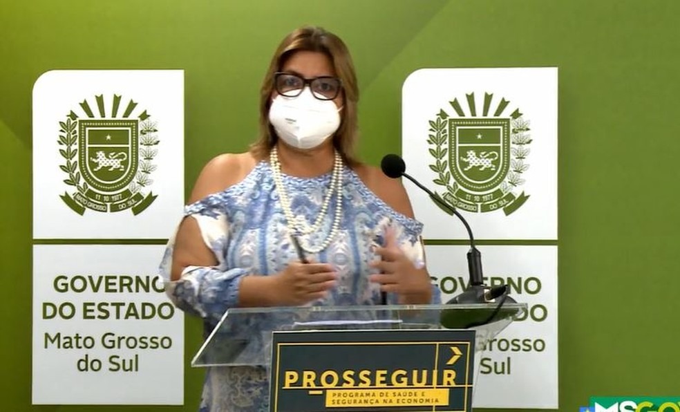 Secretária-estadual adjunta de Saúde, Christine Maymone — Foto: Reprodução/Redes Sociais