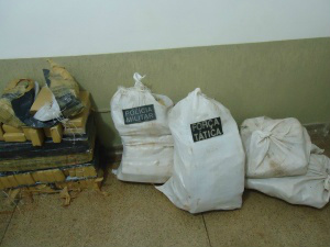 Maconha apreendida em Dourados.Foto: Divulgação