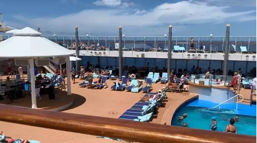 Após 40 dias em alto mar, tripulação não consegue autorização para o desembarque e seguem viagem sem destino em alto mar. Foto: Campo Grande News.