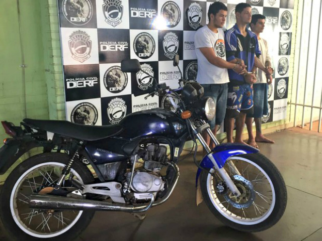 Trio é preso em MS por latrocínio de militar e assalto com tiro em idoso (Foto: Gabriela Pavão/ G1 MS)