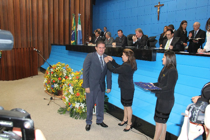 Deputado Eduardo Rocha é empossado para seu segundo mandato. Foto: Assessoria