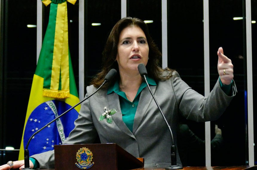 Simone Tebet é relatora do projeto - Crédito: Roque de Sá/Agência Senado