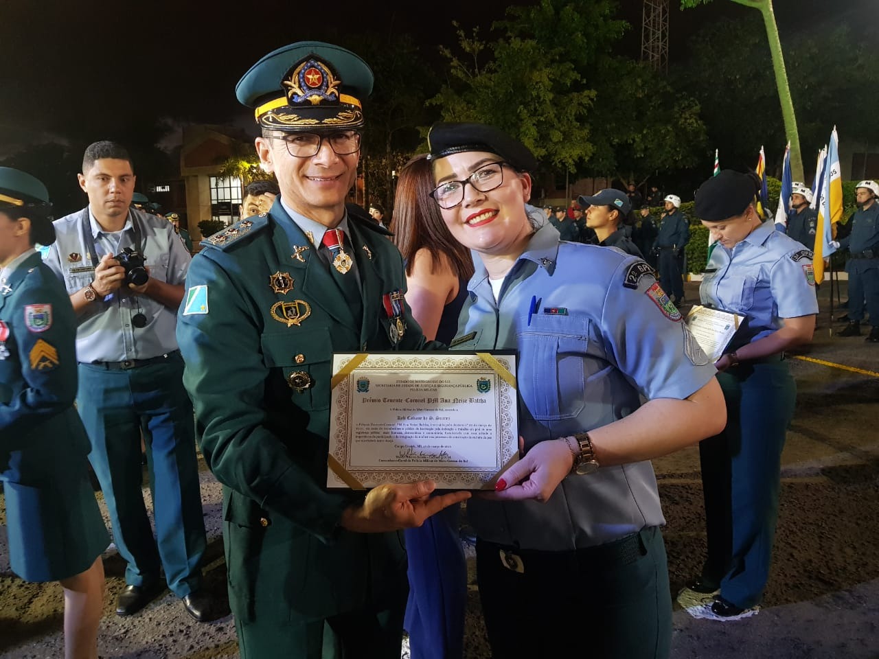 Premiação aconteceu na Capital, na noite de ontem (17). Foto: Divulgação PMMS