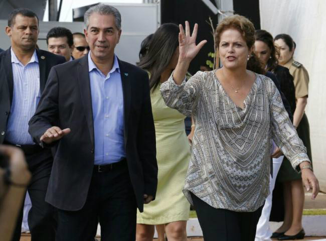 Presidente da República desembarcou na Base Aérea (foto: Minamar Junior
