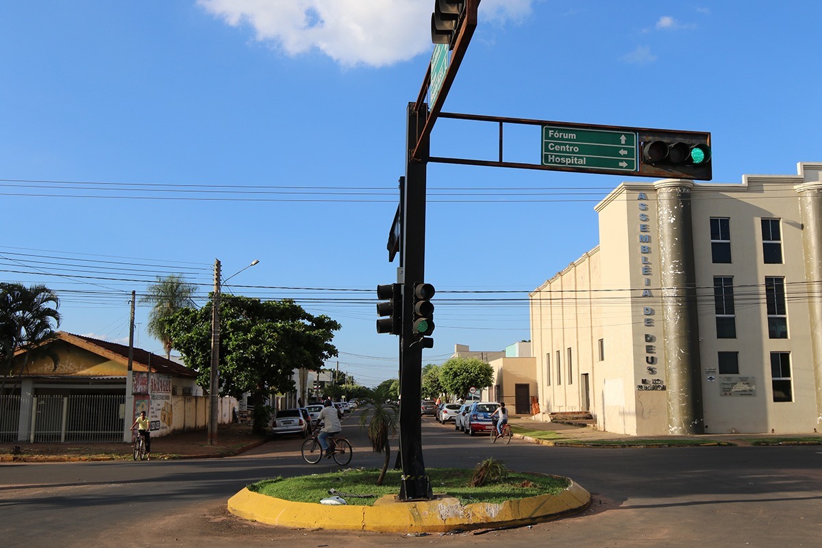Trecho do cruzamento que será fechado para reparo do semáforo. Foto: Divulgação