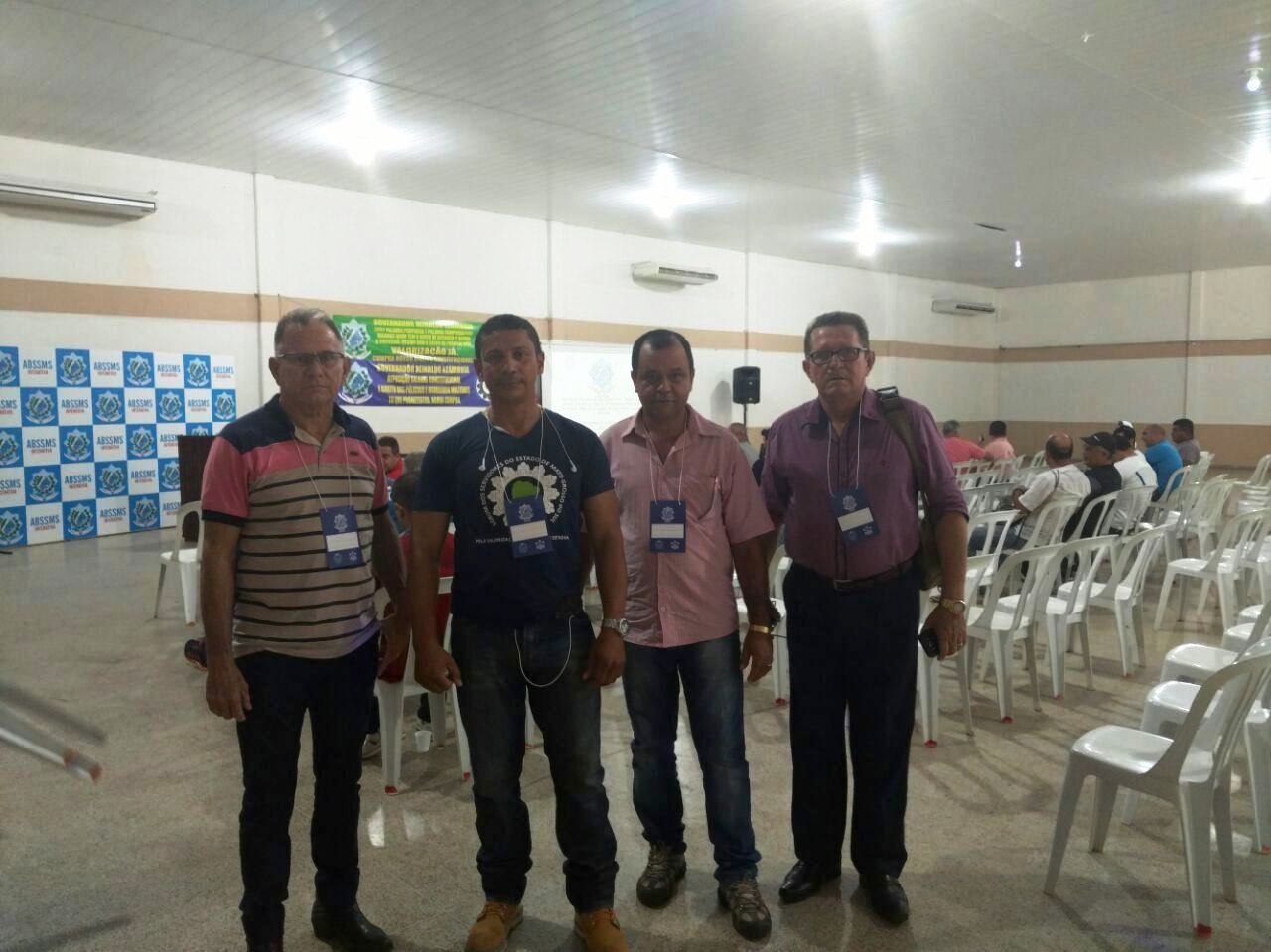 O 1° Sargento da PM de Três Lagoas, Eduardo Santos esteve em Campo Grande, onde participou de Assembleia pela ABSSMS.