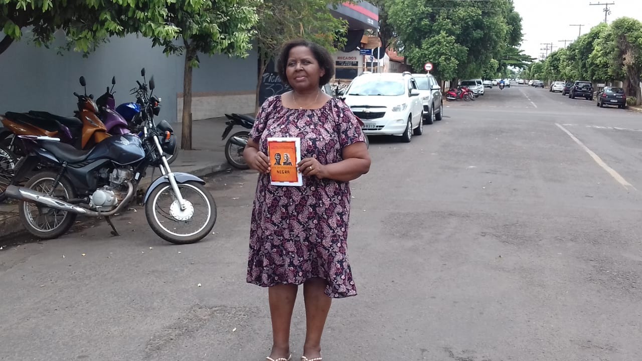 Cidolina Silva é uma das mulheres negras precursoras  dos direitos negros em Três Lagoas (MS). Foto: Arquivo Pessoal.