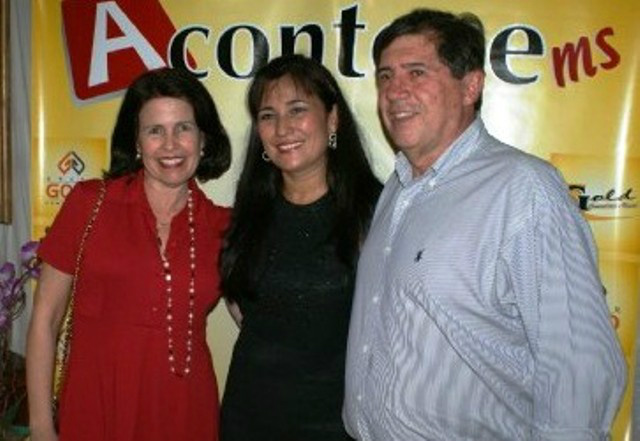 Foto de arquivo. Prefeita Márcia, Sayuri e Sebastião