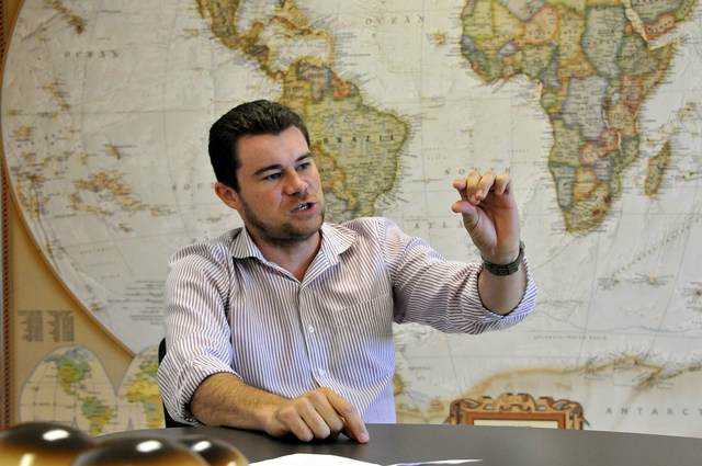 Lúcio Murilo Barros em fevereiro deste ano, durante entrevista ao Correio do Estado.Foto: Valdenir Rezende / Correio do Estado