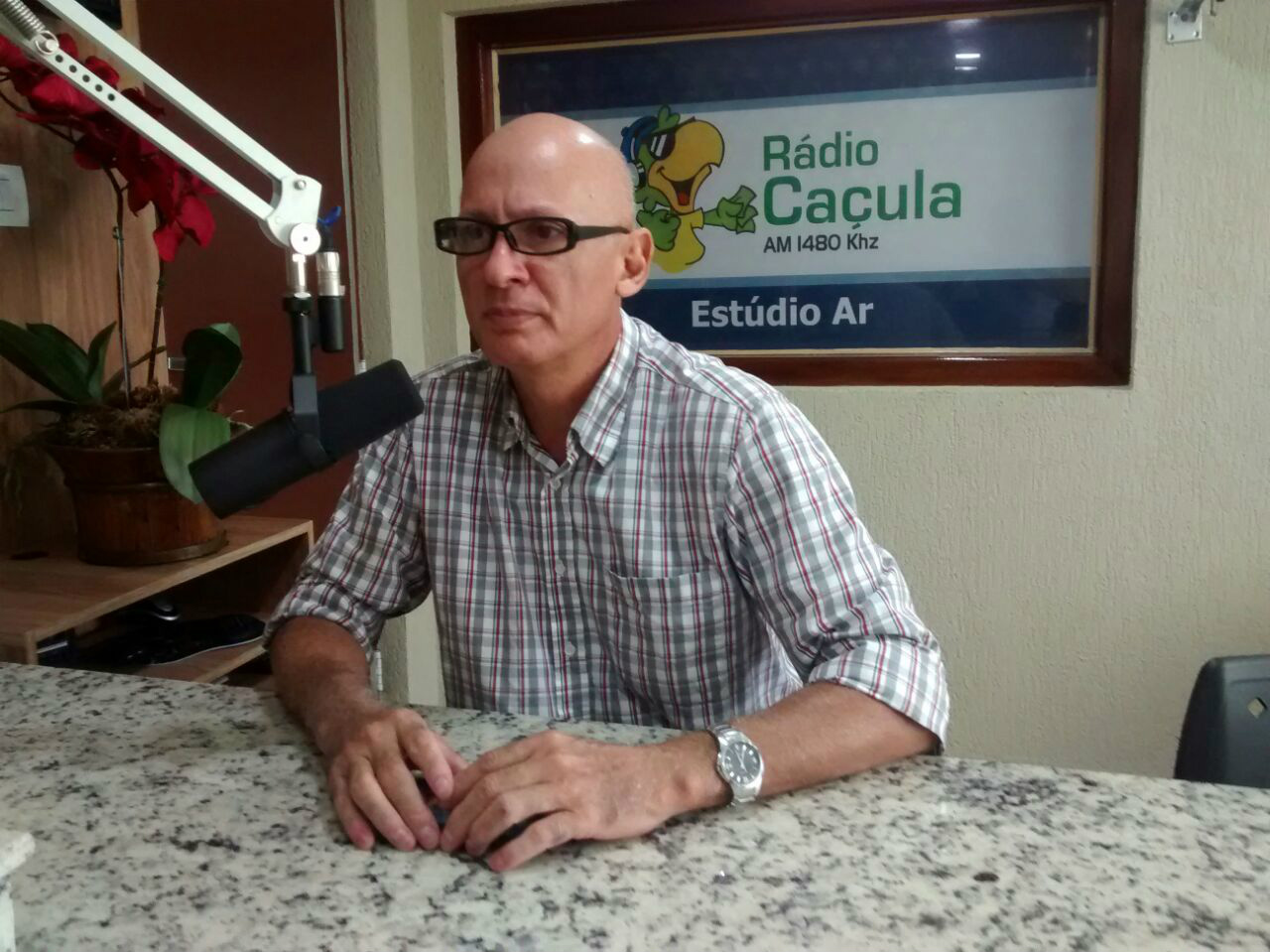 Professor Janivaldo deixa o PT de Três Lagoas (MS). Foto: Rádio Caçula