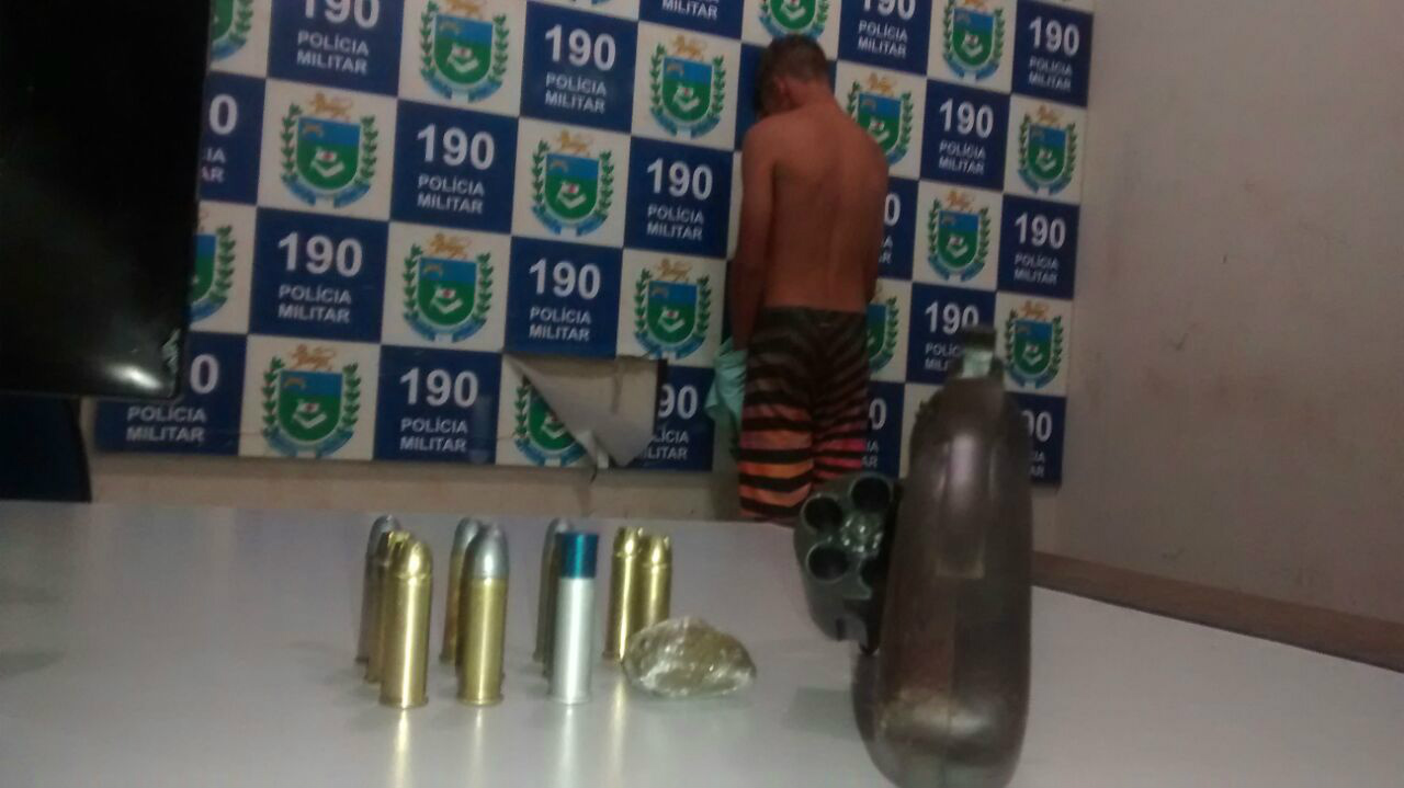 Munição raspada foi apreendida com adolescente na noite de ontem (5), Foto: Rádio Caçula