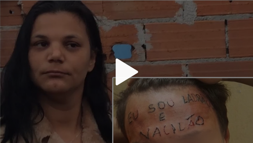Mãe de adolescente tatuado na testa diz que filho 'não é bicho'