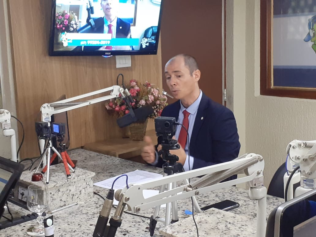  Titular da 8ª  Promotoria de Justiça de Três Lagoas (MS), Moisés Casarotto. Foto: Rádio Caçula.