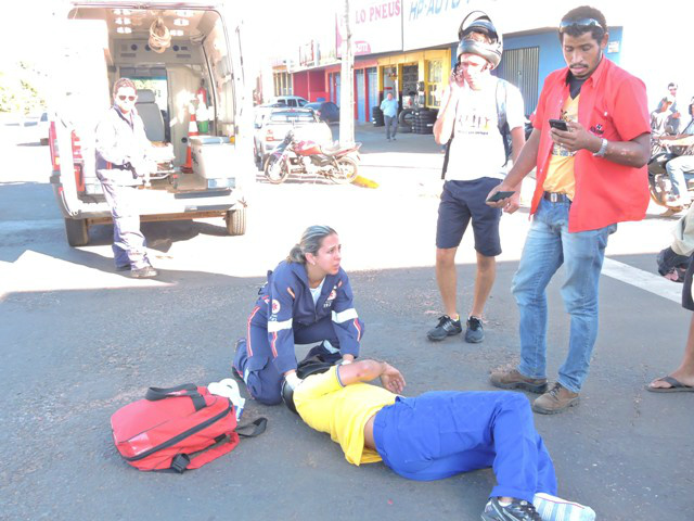 Pablo reclamava de fortes dores no tórax do lado esquerdo.Foto:Rádio Caçula