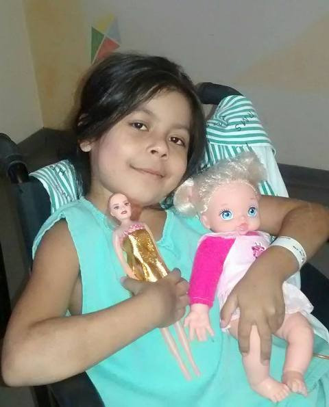 A pequena Yasmin Victória de Souza de 7 anos, faleceu no Hospital Regional na madrugada desta terça-feira (13).