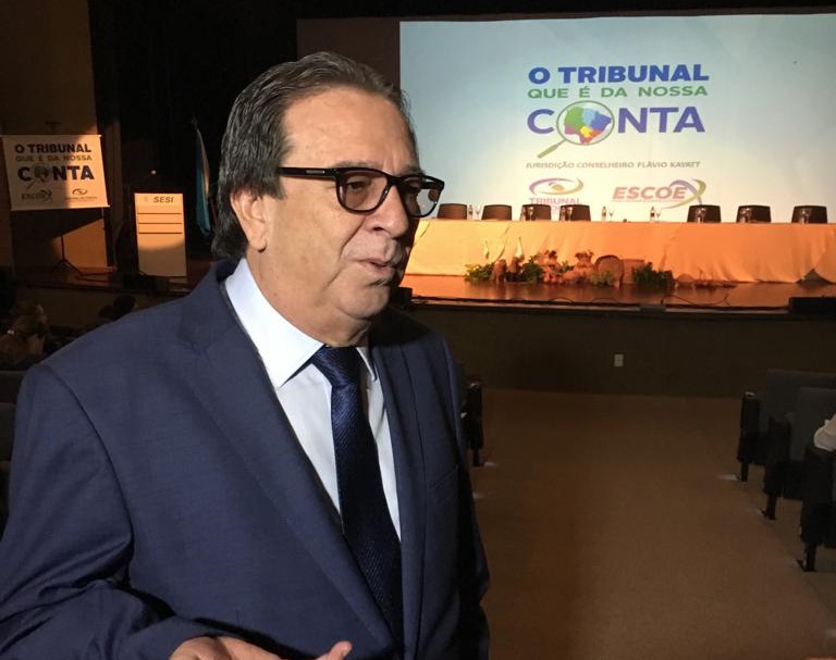 Presidente do TC/MS Iran Coelho das Neves. Foto: Assessoria.