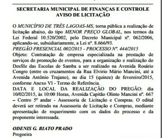 Pregão 002/2015 - clique para aumentar