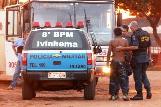 Autor foi preso pela PM de Ivinhema (Foto: Ignotícias)